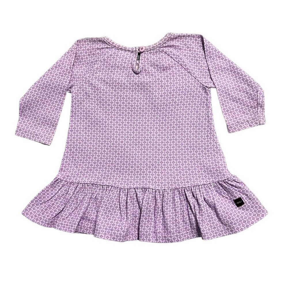 Tea Collection 0-3m Lilac Ruffle Dress - Picture 4 of 6